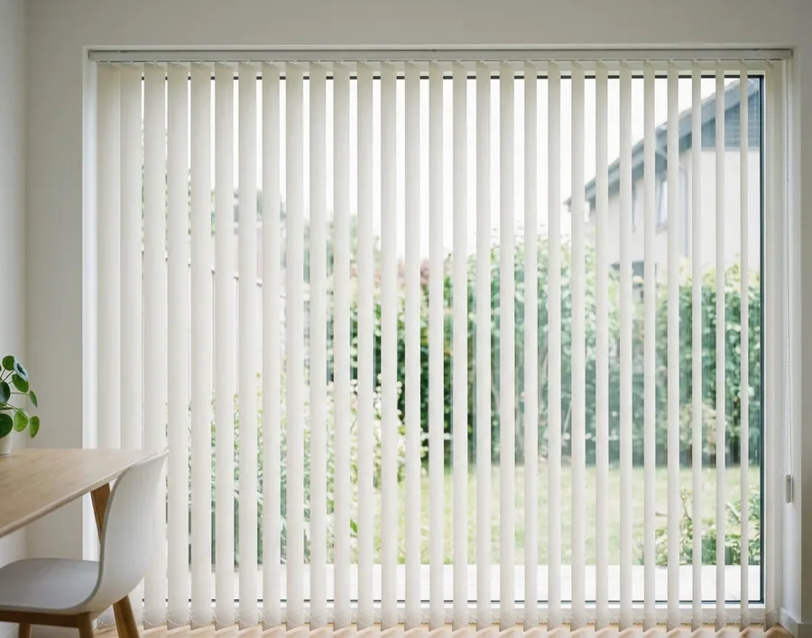 Vertical & panel blinds fitted in a Sea Point home